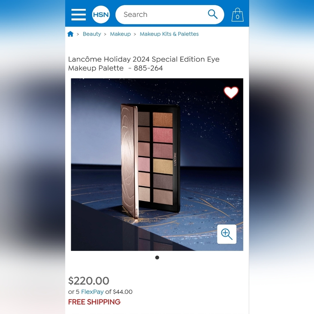 OBO Lancôme Holiday 2024 Eye Makeup Palette